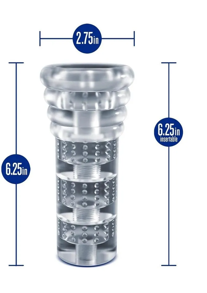 Male Sex Toys Rize Luz Self Lubricating Stroker Dual End Masturbator RIZE