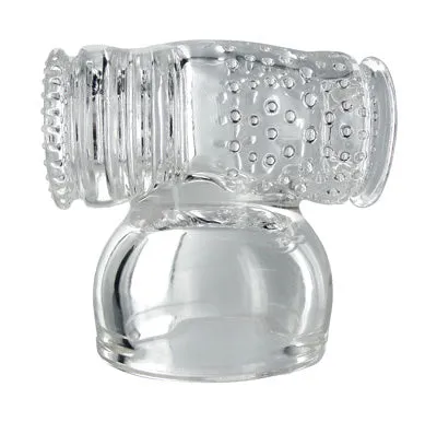 Male Sex Toys XR Brands Wand Essentials Hummmingbird Masturbator Attachment Clear Male Sex Toys XR Brands Wand Essentials Hummmingbird Masturbator Attachment Clear