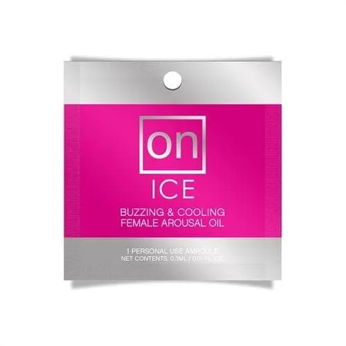 On Ice Buzzing Cooling Female Arousal Oil 001 Oz Ampoule Sensuva Female Sex Toys