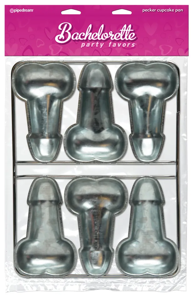 Bachelorette Pecker Cup Cake Pan Pipedream Products Male Sex Toys