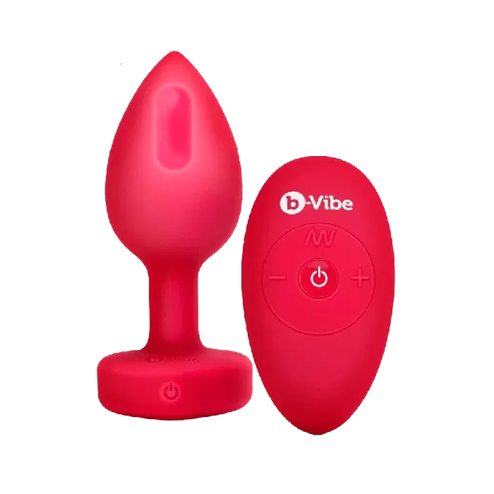 Anal Vibrating Jewel Heart Plug BVibe