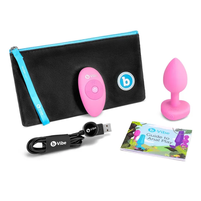 Anal Vibrating Jewel Heart Plug BVibe