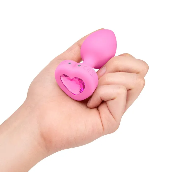 Anal Vibrating Jewel Heart Plug BVibe