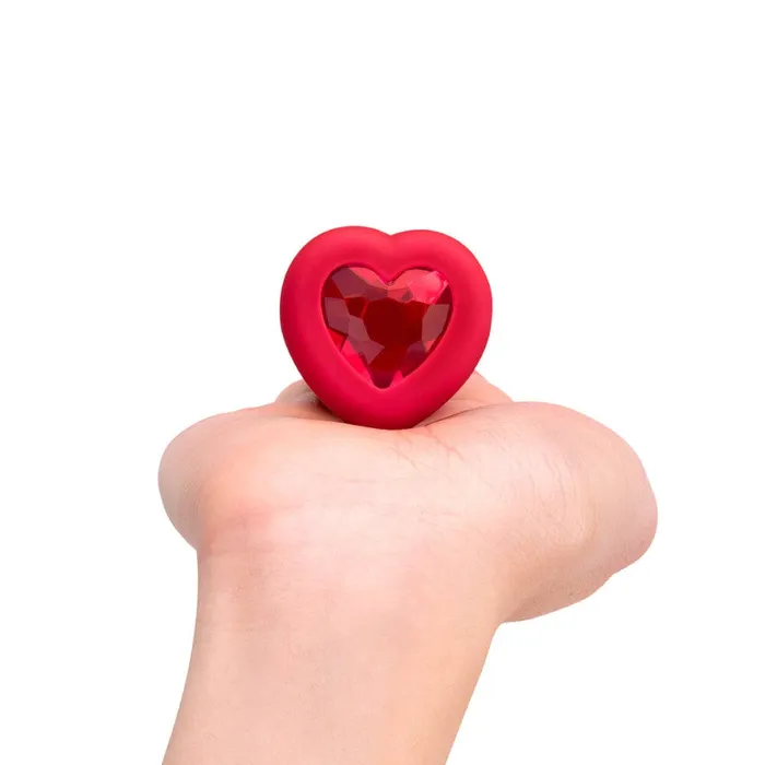 Anal Vibrating Jewel Heart Plug BVibe