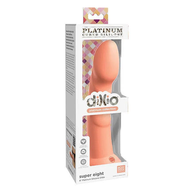 Pipedream Dildos Dillio Platinum 8 Super Eight Silicone Dildo