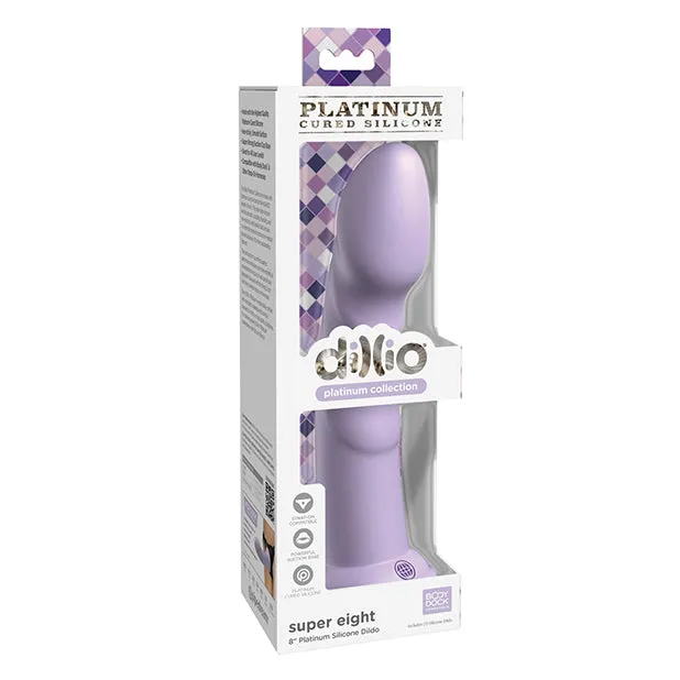 Pipedream Dildos Dillio Platinum 8 Super Eight Silicone Dildo