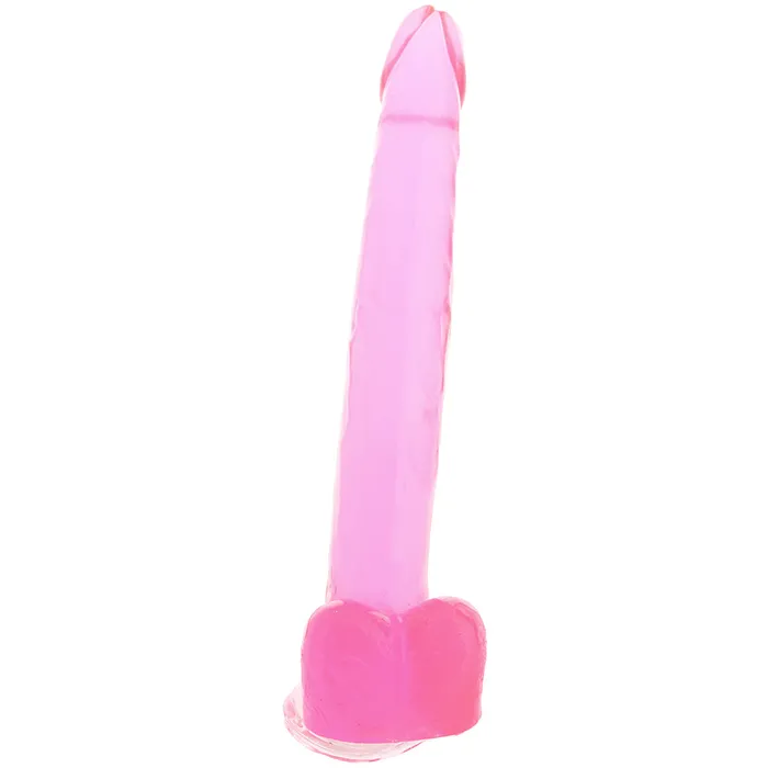 Dildos CalExotics Size Queen 12 Inch Jelly Dildo in Pink Dildos CalExotics Size Queen 12 Inch Jelly Dildo in Pink