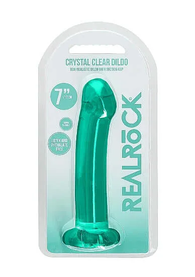 Female Sex Toys SHOTS AMERICA Realrock NonRealistic Dildo with Suction Cup 7 inches Turquoise Green Female Sex Toys SHOTS AMERICA Realrock NonRealistic Dildo with Suction Cup 7 inches Turquoise Green
