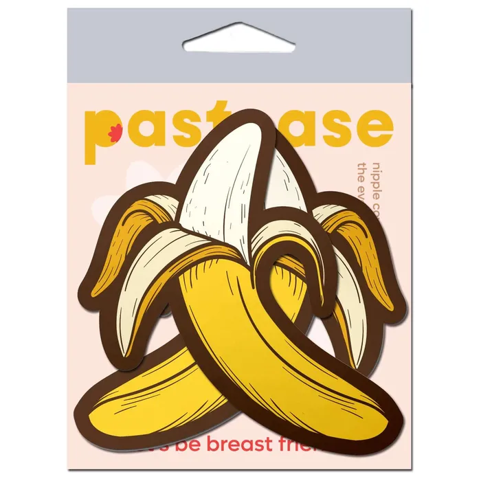 Pastease Banana Pasties Long Yellow Nipple Covers by Pastease Female Sex Toys Pastease Banana Pasties Long Yellow Nipple Covers by Pastease Female Sex Toys
