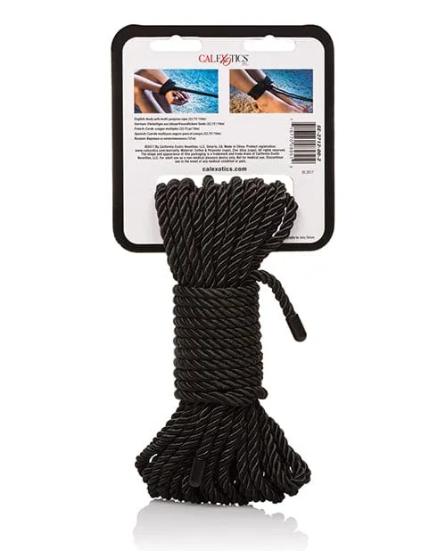 Anal CalExotics Scandal BDSM Rope Black Anal CalExotics Scandal BDSM Rope Black