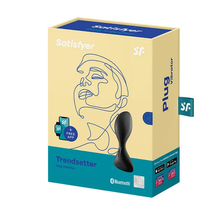 Satisfyer Anal Satisfyer Trendsetter Plug Vibrator App controlled Butt plug vibrator for man 44 Inch