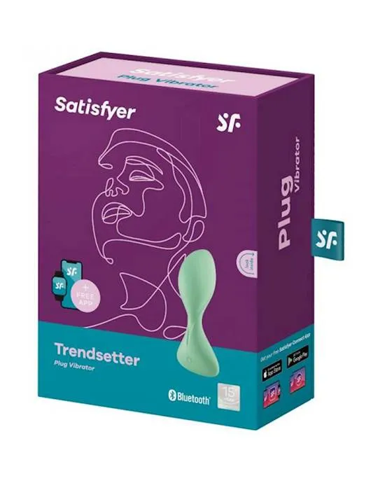 Satisfyer Anal Satisfyer Trendsetter Plug Vibrator App controlled Butt plug vibrator for man 44 Inch
