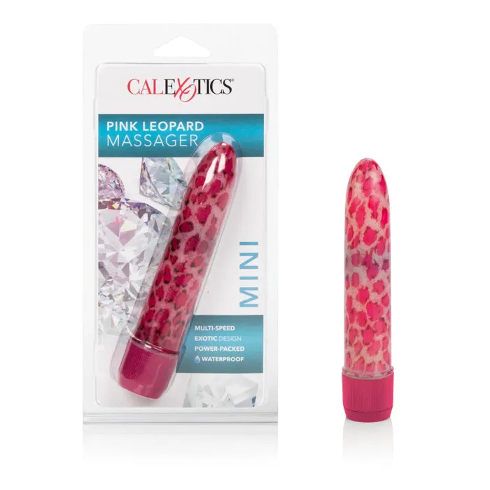 Vibrators CalExotics Leopard Massager Mini Pink Vibrators CalExotics Leopard Massager Mini Pink