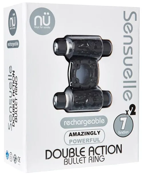 Vibrators Nu Sensuelle Nu Sensuelle Double Action Cockring 2x7 Function Vibrators Nu Sensuelle Nu Sensuelle Double Action Cockring 2x7 Function