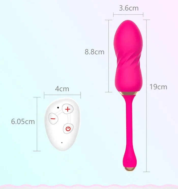 Vibrators NV Toys NV Toys Roxy Remote control thrusting love ball