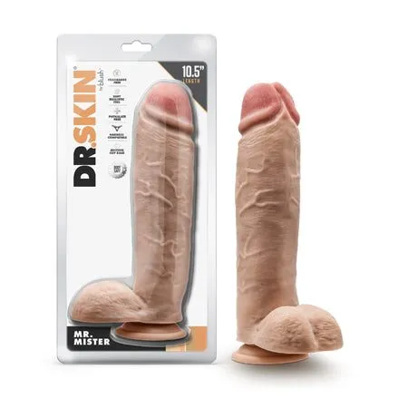 Dr Skin Female Sex Toys Dr Skin Mr Mister 105 in Dildo with Balls Beige Dr Skin Female Sex Toys Dr Skin Mr Mister 105 in Dildo with Balls Beige