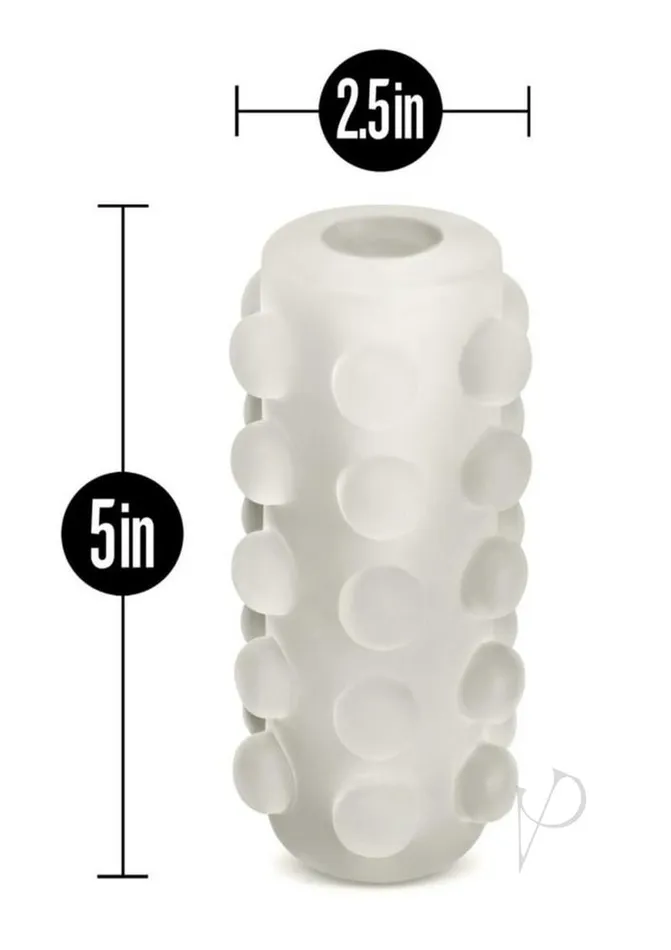 M for Men M For Men Soft and Wet Glow In The Dark Reversible Orb Masturbator Frosted Male Sex Toys
