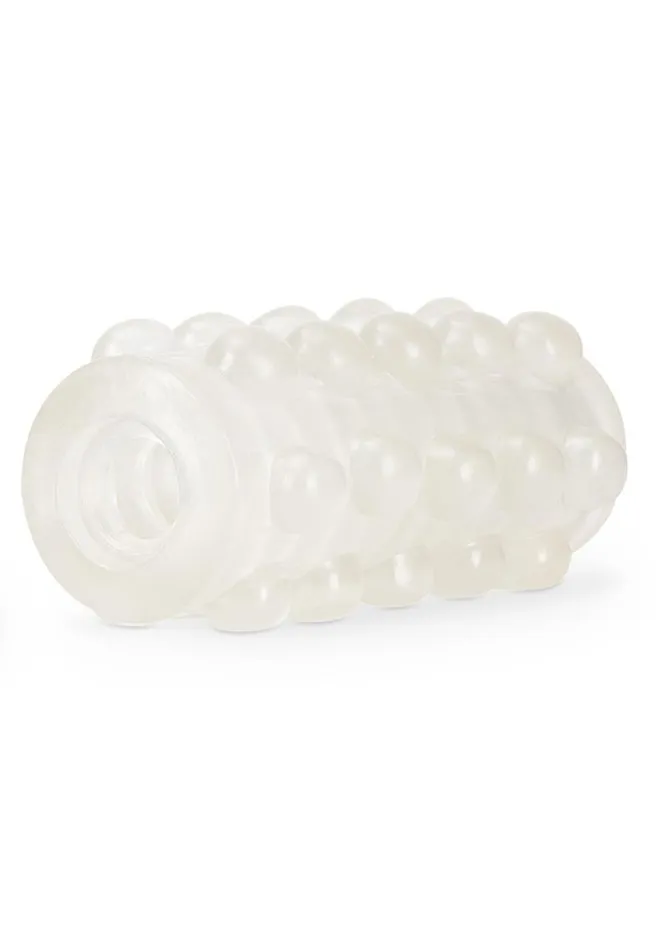 M for Men M For Men Soft and Wet Glow In The Dark Reversible Orb Masturbator Frosted Male Sex Toys