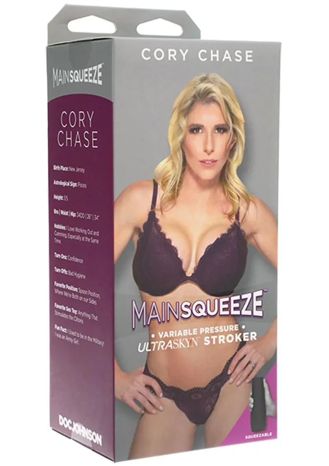 Main Squeeze Cory Chase Ultraskyn Masturbator Pussy Main Squeeze Male Sex Toys