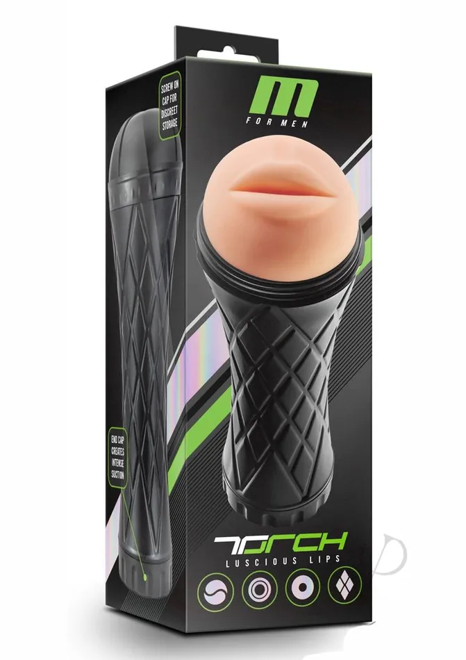 Male Sex Toys M for Men M For Men The Torch Luscious Lips Masturbator Mouth
