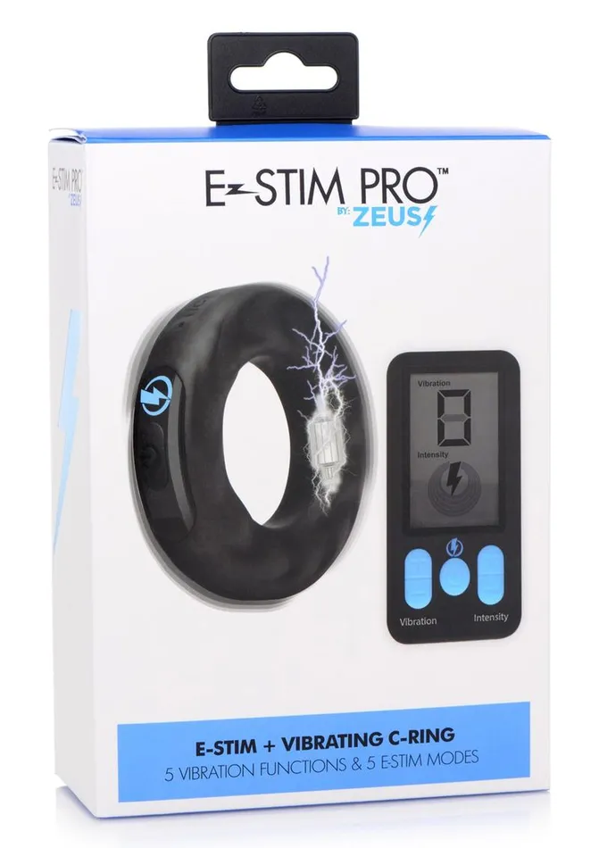 Male Sex Toys Zeus Electrosex Zeus Vibrating and EStim Silicone Rechargeable Cock Ring with Remote Control Male Sex Toys Zeus Electrosex Zeus Vibrating and EStim Silicone Rechargeable Cock Ring with Remote Control