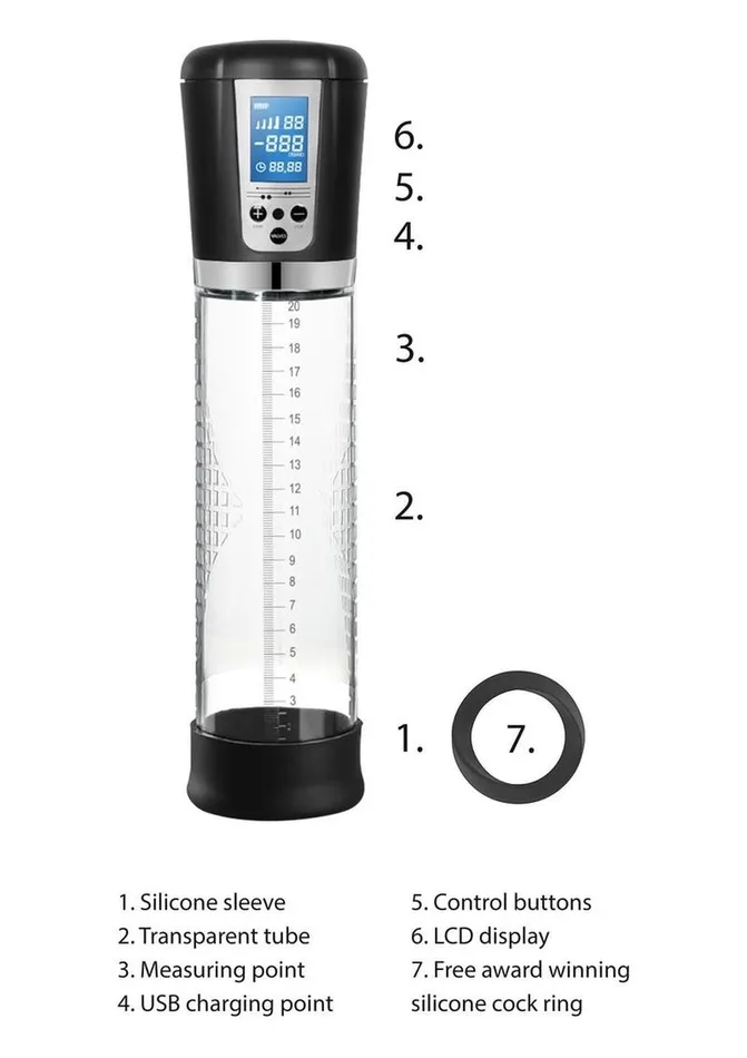Pumped Pumped Premium Rechargeable Automatic Led Pump Female Sex Toys