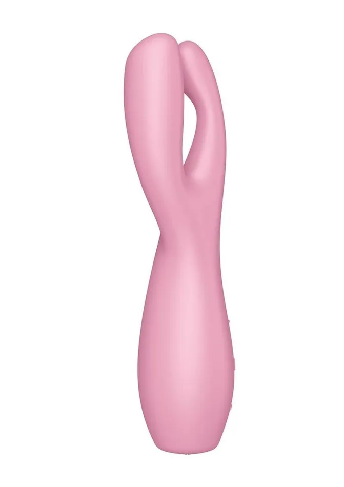 Satisfyer Threesome 3 Rechargeable Silicone Stimulator Satisfyer Female Sex Toys Satisfyer Threesome 3 Rechargeable Silicone Stimulator Satisfyer Female Sex Toys